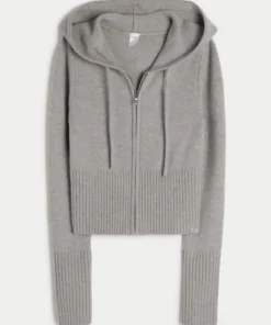 Gilly Hicks Sweater Zip Up Hoodie