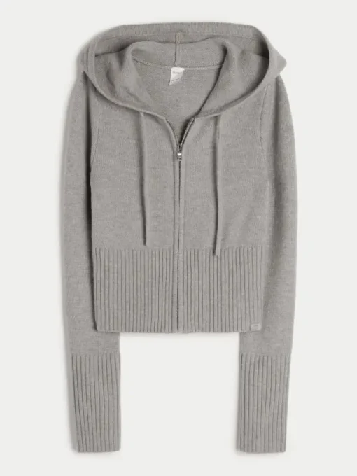 Gilly Hicks Sweater Zip Up Hoodie