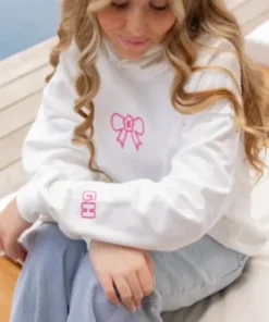 Glow House Logo Hoodie White