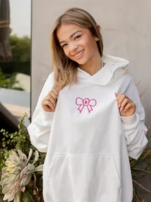 Glow House White Pullover Hoodie