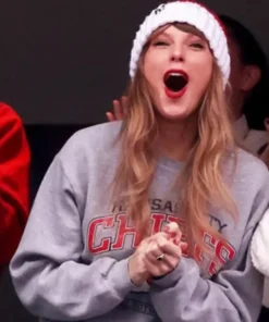 Grey Taylor Swift Chiefs Sweatshirt