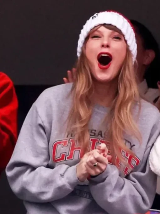 Grey Taylor Swift Chiefs Sweatshirt