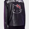 Hello Kitty Bomber Leather Jacket