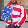 Kanye West American Flag Cotton Jacket