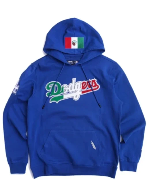 LA Dodgers Mexico Blue Hoodie