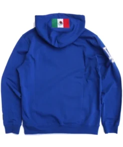 LA Dodgers Mexico Blue Hoodie Back