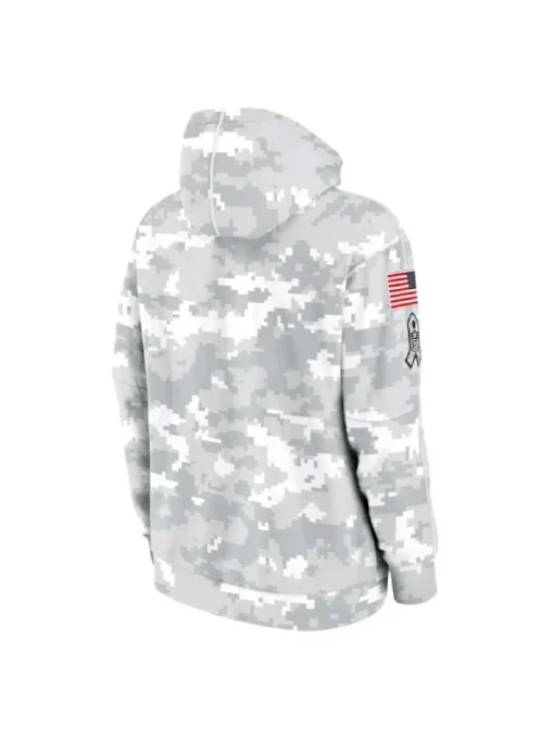 Las Vegas Raiders Arctic Camo 2024 Hoodie