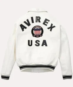 Lethal Bizzle Avirex White Jacket