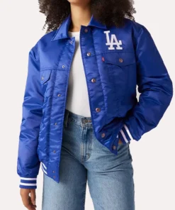 Levis x Starter Los Angeles Dodgers Jacket For Sale