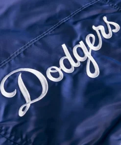 Levis x Starter Los Angeles Dodgers Satin Blue Jacket