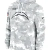 Los Angeles Chargers Arctic Camo 2024 Hoodie