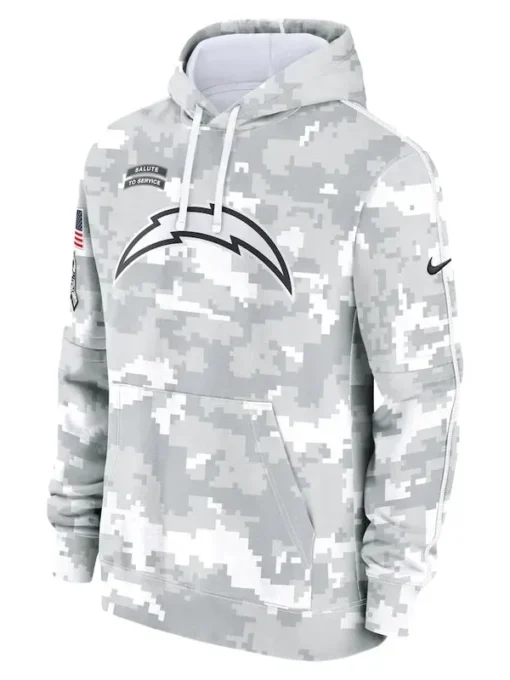 Los Angeles Chargers Arctic Camo 2024 Hoodie