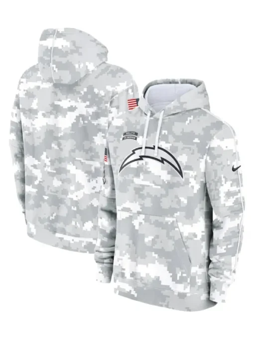 Los Angeles Chargers Arctic Camo Hoodie