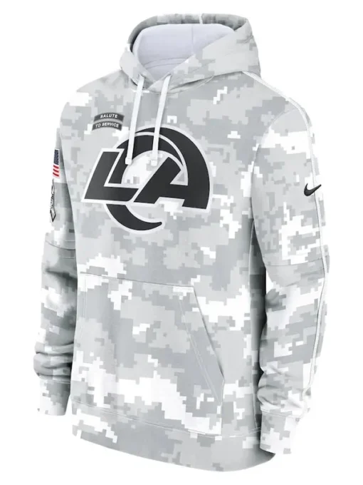 Los Angeles Rams Arctic Camo 2024 Hoodie