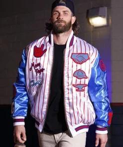 MLB Bryce Harper Varsity Jacket