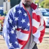 Men and Women Kanye West American Flag Cotton Jacket