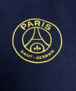 Mens Nike Navy Paris Saint Germain Full Snap Varsity Jacket