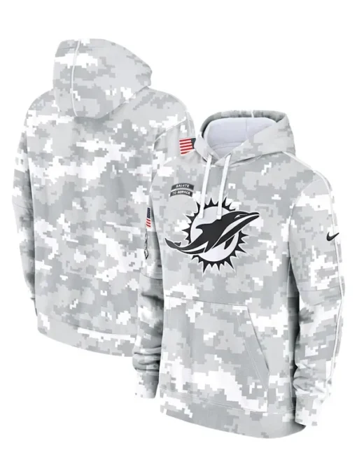 Miami Dolphins Arctic Camo Hoodie