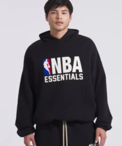 NBA x Essentials Black Hoodie
