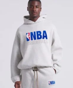 NBA x Essentials Gray Hoodie