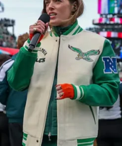 NFC Mary Kate Morrissey Philadelphia Eagles Varsity Jacket