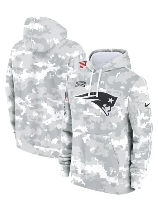 New England Patriots Arctic Camo Hoodie