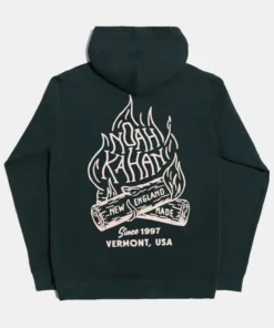 Noah Kahan Campfire Green Hoodie