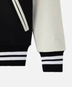 OVO The Simpsons Black White Varsity Jacket