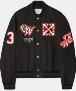 Off-White x Paris Hilinski Golf Varsity Jacket