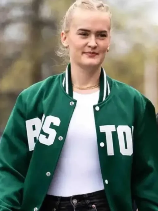 PWHL Original Six Boston Green Satin Jacket