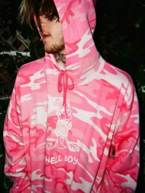 Pink Camo Lil Peep Hoodie