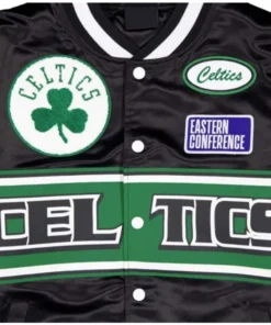 Rally Drive Boston Celtics Black Varsity Jacket
