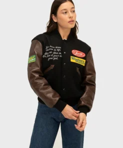 Rodeo Champ Varsity Jacket Cherry