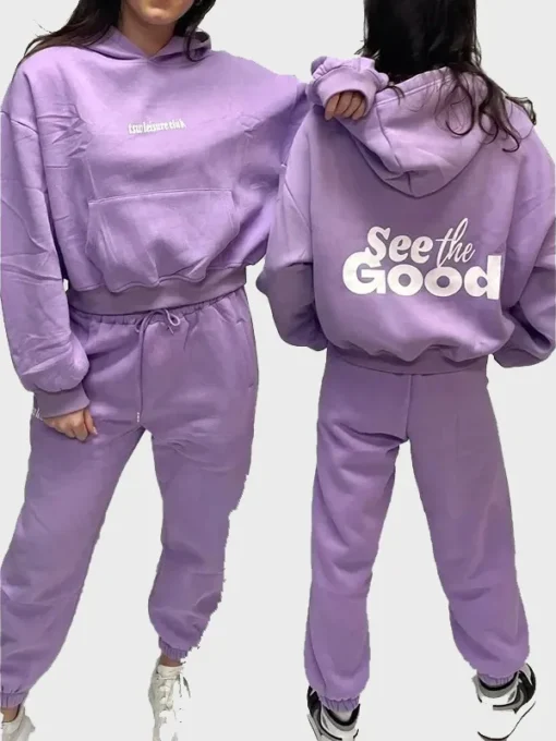 SEE THE GOOD Purple Hoodie