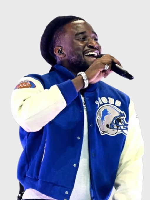 Shaboozey Detroit Lions Varsity Jacket