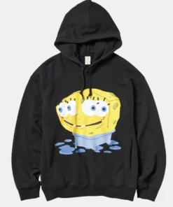 SpongeBob x Cactus Plant Flea Market Black Hoodie