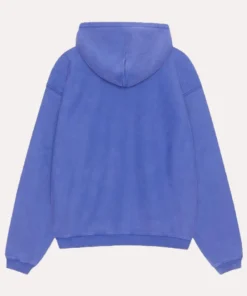 Stussy Faded Blue Zip Up Hoodie