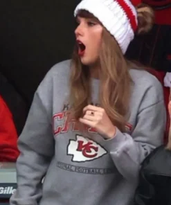 Taylor Swift Chiefs Sweatshirt Grey