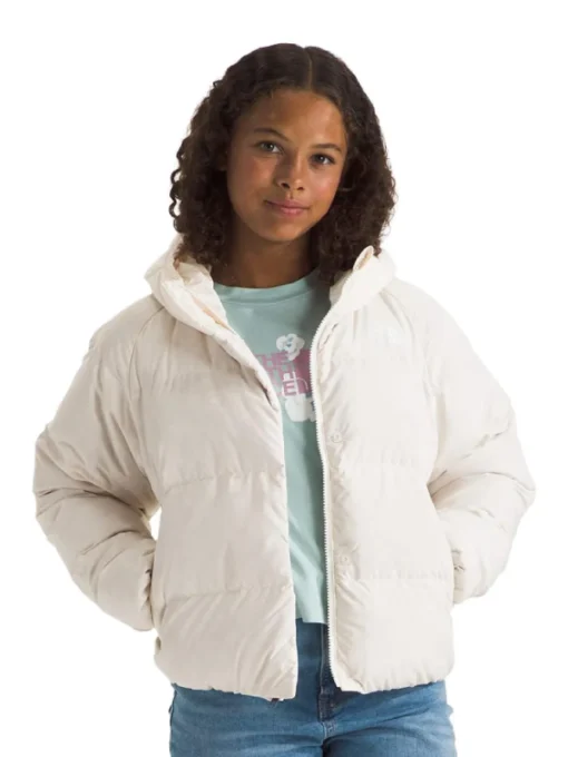 The North Face North Down White Hooded Jacket