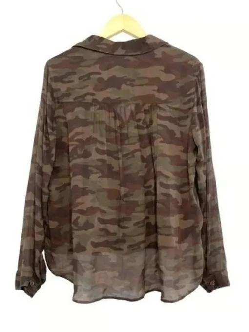 Tracy Spiridakos Chicago PD Camo Camouflage Shirt