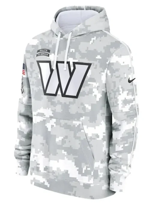 Washington Commanders Arctic Camo 2024 Hood