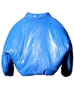 Yeezy Gap Round Puffer Blue Jacket Back