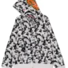 Bape White Camo Hoodie