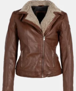 Mauritius Brown Leather Jacket