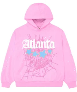 Sp5der Atlanta Pink Hoodie