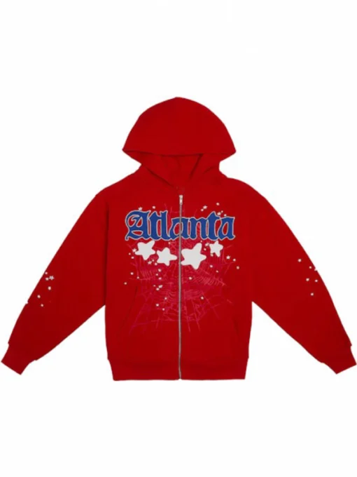 Sp5der Atlanta Zip Up Hoodie