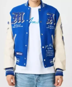 Unisex Amiri Dream Team Appliquéd Varsity Jacket
