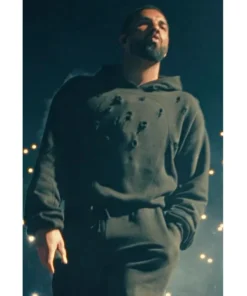 Drake Bullet Hole Smoking Black Hoodie