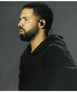 Drake Bullet Hole Smoking Hoodie Black