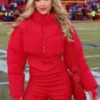 Gracie Hunt AFC Championship Crop Puffer Jacket